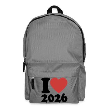 Bonne Année | J’adore 2026 - Sac à dos - gris éléphant - Devant