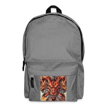 Three-headed Dragon Fireview - Backpack - elephant grey - Front