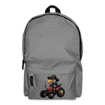 Harpy Bird Tractor Farmer - Backpack - elephant grey - Front