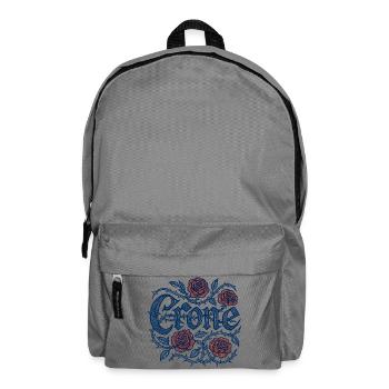 George Roses mit Dornenranken - Rucksack - Mittelgrau - Vorne