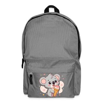 Eiskalte Koala-Kawaii-Sommer - Rucksack - Mittelgrau - Vorne