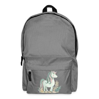 Cute Pony Horse - Backpack - elephant grey - Front