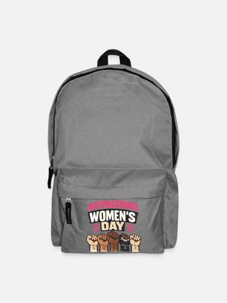 Internationaler Frauentag - Gleichstellung feiern! - Rucksack - Mittelgrau