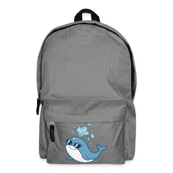 Solar Blue Whale Glasses - Backpack - elephant grey - Front