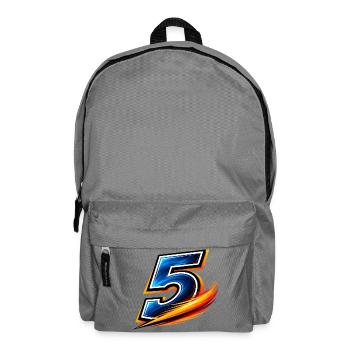 Number 5 Football Shirt Team Player Sport - Backpack - elephant grey - Front
