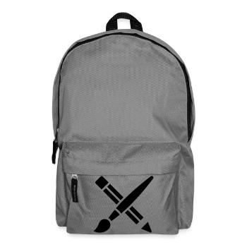Brush, Pencil, Crafting, Art Icon - Backpack - elephant grey - Front