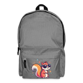 Chic Squirrel Sunglasses - Backpack - elephant grey - Front