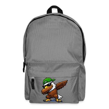 Dabbing Eagle - Backpack - elephant grey - Front