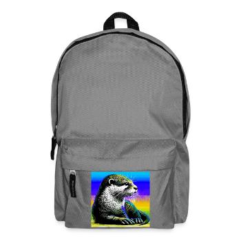 loutre - Sac à dos - gris éléphant - Devant