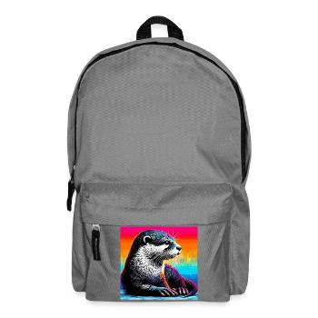 loutre - Sac à dos - gris éléphant - Devant