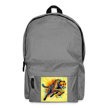 cheetah - Backpack - elephant grey - Front