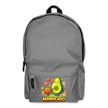 Mamacado Avocado - Lustiges Mama Kawaii Design - Rucksack - Mittelgrau - Vorne