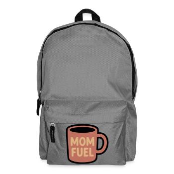 Mom Fuel Coffee Mug Mom - Backpack - elephant grey - Front