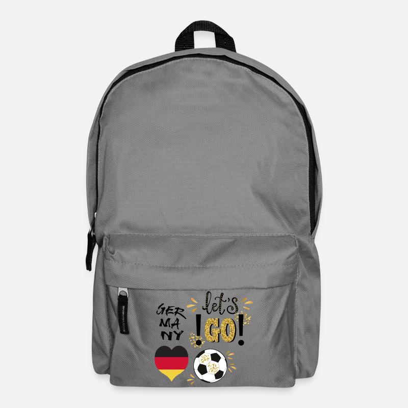 Fußball  - Rucksack - Mittelgrau