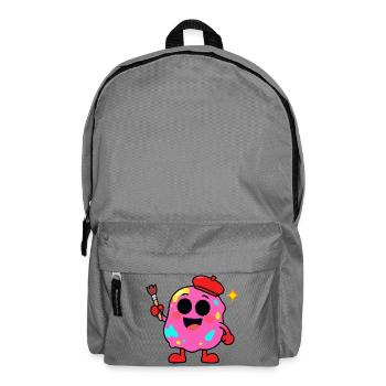 Palette Pop Donut-Künstler - Rucksack - Mittelgrau - Vorne