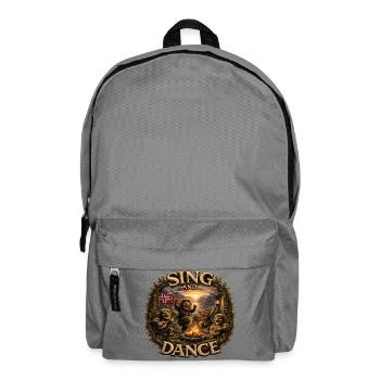 Singing and dancing - Backpack - elephant grey - Front