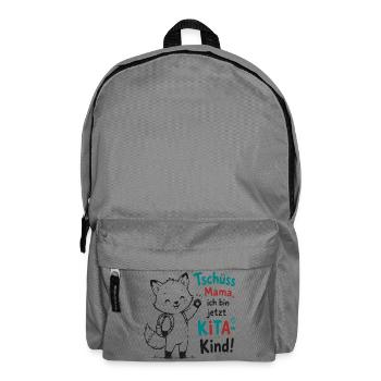 Kita Abschied – Kleiner Fuchs - Rucksack - Mittelgrau - Vorne