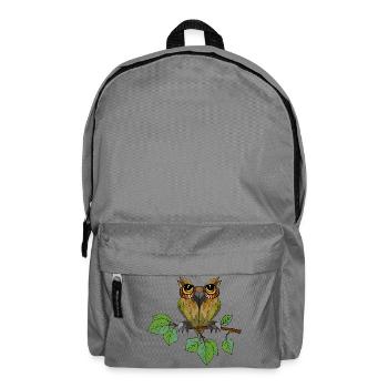 Oiseau-hibou - Sac à dos - gris éléphant - Devant