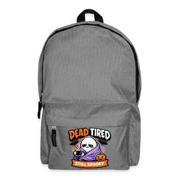 Dead Tired Still Spooky - Backpack - elephant grey - Front