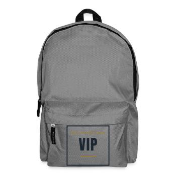 VIP Stamp Rétro - Fête d’honneur Anniversaire de l’invité d’honneur - Sac à dos - gris éléphant - Devant