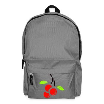 Drei Kirschen - Rucksack - Mittelgrau - Vorne