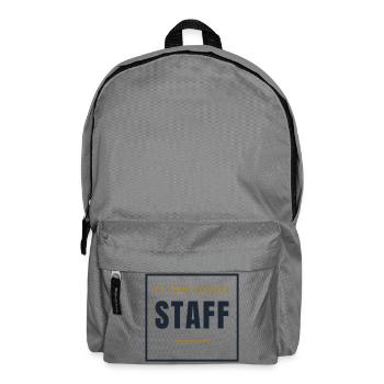 Staff Stempel Retro - Personal Service Look - Rucksack - Mittelgrau - Vorne