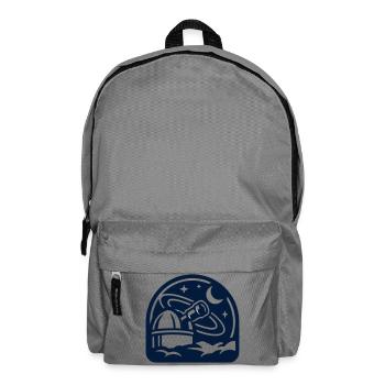 Observatorium Weltall Icon - Rucksack - Mittelgrau - Vorne
