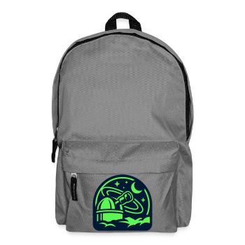 Sternwarte Teleskop Logo - Rucksack - Mittelgrau - Vorne