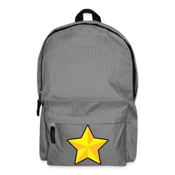 3D Stern | 3D Star | Dimension - Sac à dos - gris éléphant - Devant