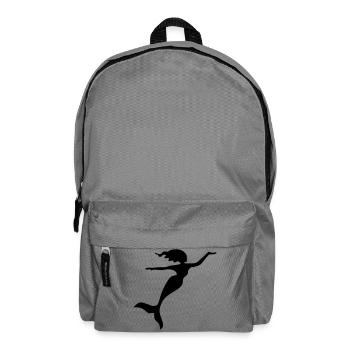Meerjungfrau - Rucksack - Mittelgrau - Vorne