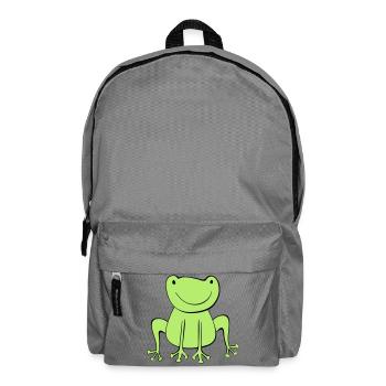 frog - Backpack - elephant grey - Front