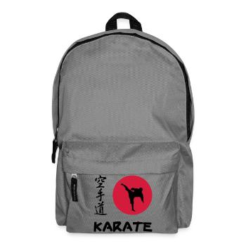 Karate - Rucksack - Mittelgrau - Vorne