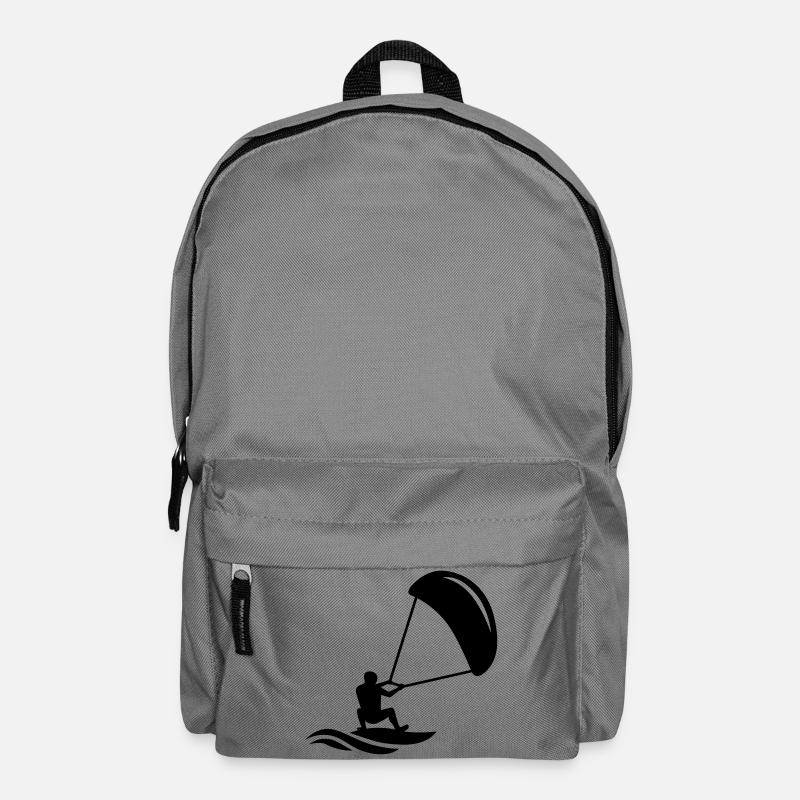 Kitesurfer - Rucksack - Mittelgrau