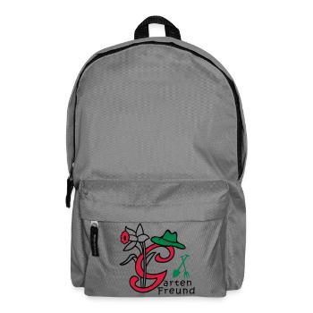 Garten, Buchstabe G, Natur - Rucksack - Mittelgrau - Vorne
