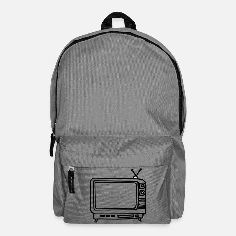 la télé - Sac à dos - gris éléphant