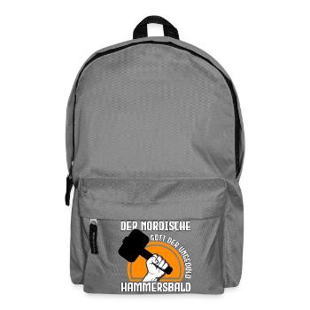 Nordischer Gott der Ungeduld - Rucksack - Mittelgrau - Vorne