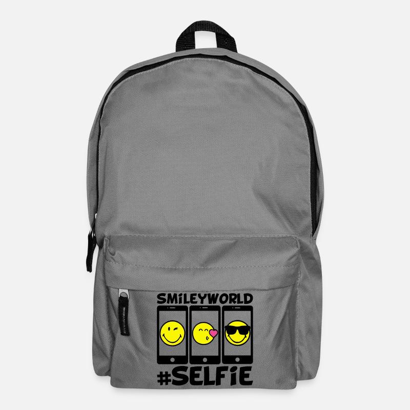 Smileys and selfies - Backpack - elephant grey