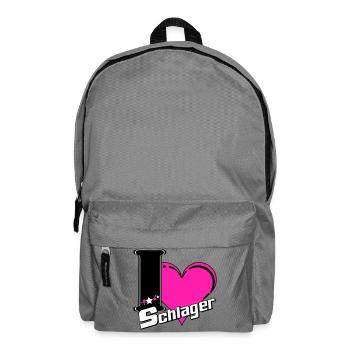 Schlager Party , Schlager Musik , Schlager Liebe - Rucksack - Mittelgrau - Vorne