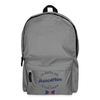 Bande des Assoiffés du Futur Marié - Sac à dos - gris éléphant - Devant