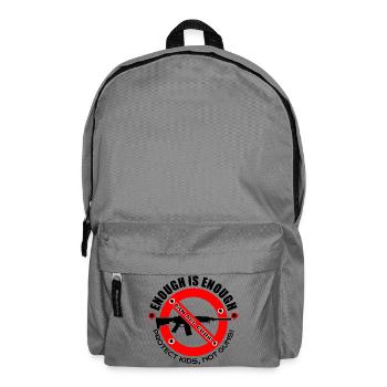| ANTI ARMES À FEU ASSEZ C’EST ASSEZ - Sac à dos - gris éléphant - Devant