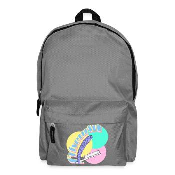 Friseurin Rasiermesser Friseur Salon - Rucksack - Mittelgrau - Vorne