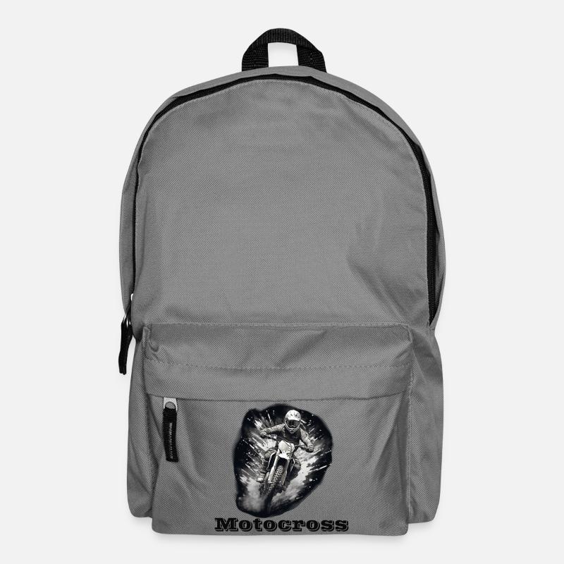 Motocross - Rucksack - Mittelgrau