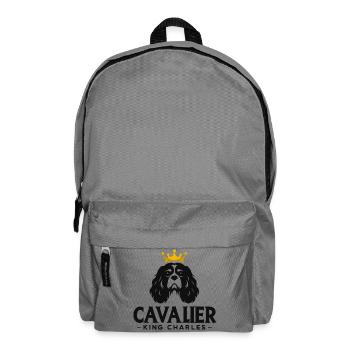 Ritter König Charles gekrönt - Rucksack - Mittelgrau - Vorne