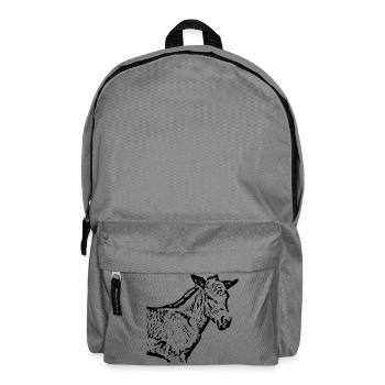 Chevaux T-shirt Cadeau Cavalier - Sac à dos - gris éléphant - Devant
