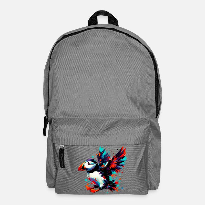 Papageitaucher - Rucksack - Mittelgrau