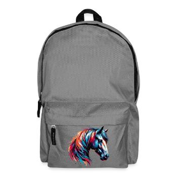 Pferd - Rucksack - Mittelgrau - Vorne