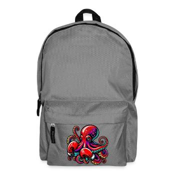 Pieuvre - Sac à dos - gris éléphant - Devant
