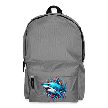 Shark - Backpack - elephant grey - Front