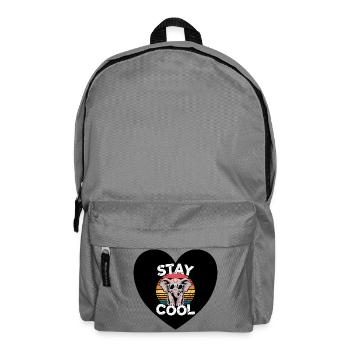 Stay Cool Éléphant Rétro - Sac à dos - gris éléphant - Devant