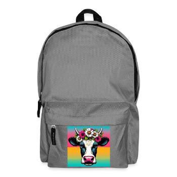 cow - Backpack - elephant grey - Front